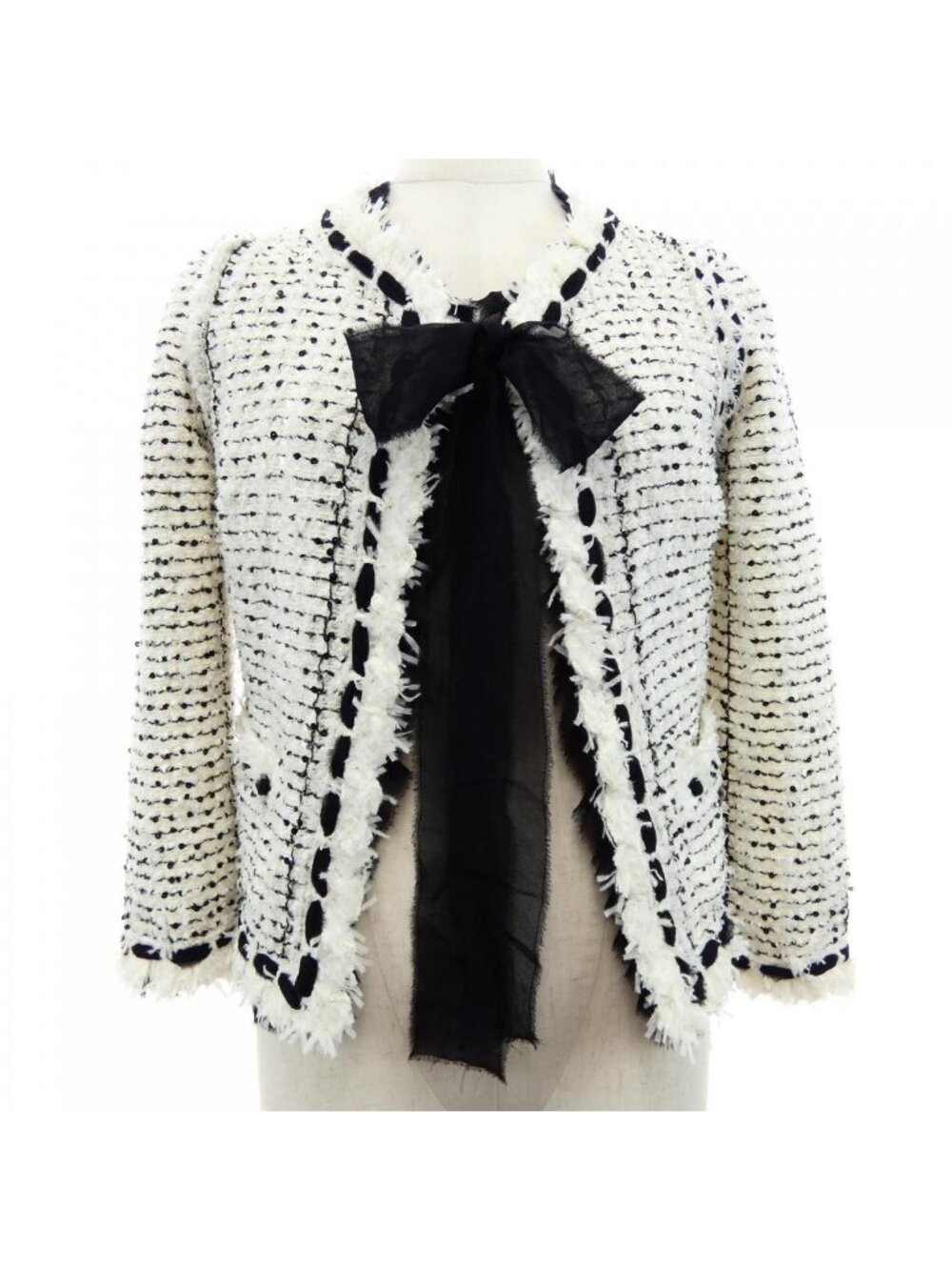 Chanel Vintage Collarless Jacket
